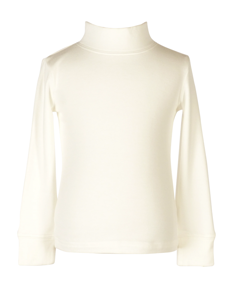 Molly Mock Collar Shirt in White – Ana Banana