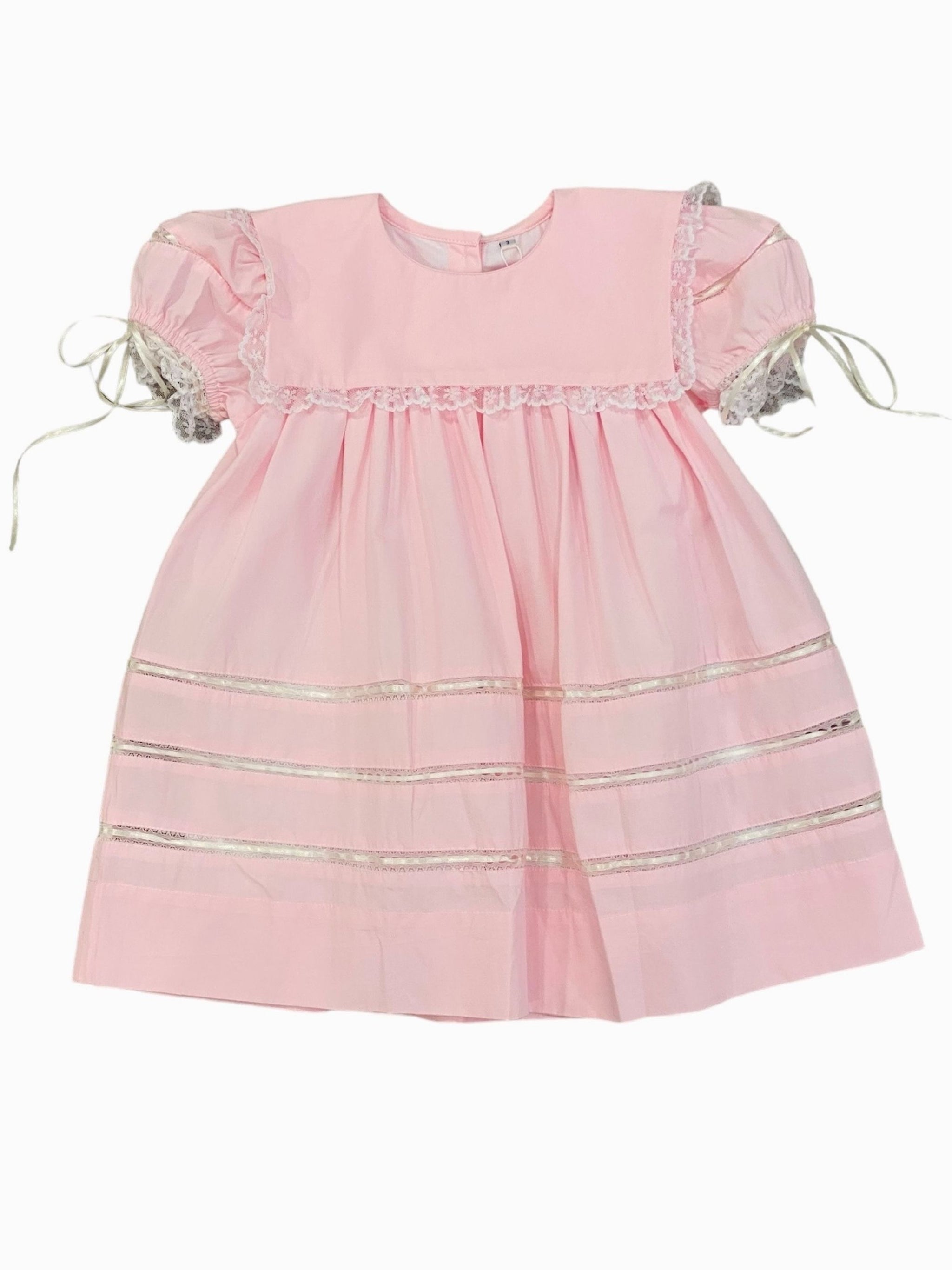 ワンピース Cotton lace ribbon dress cotton lace ribbon dress – BUNNY APARTMENT