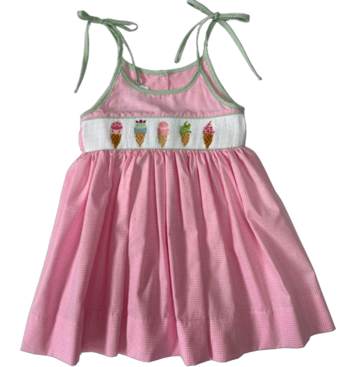 Joice Ice Cream Smock Dress – Ana Banana